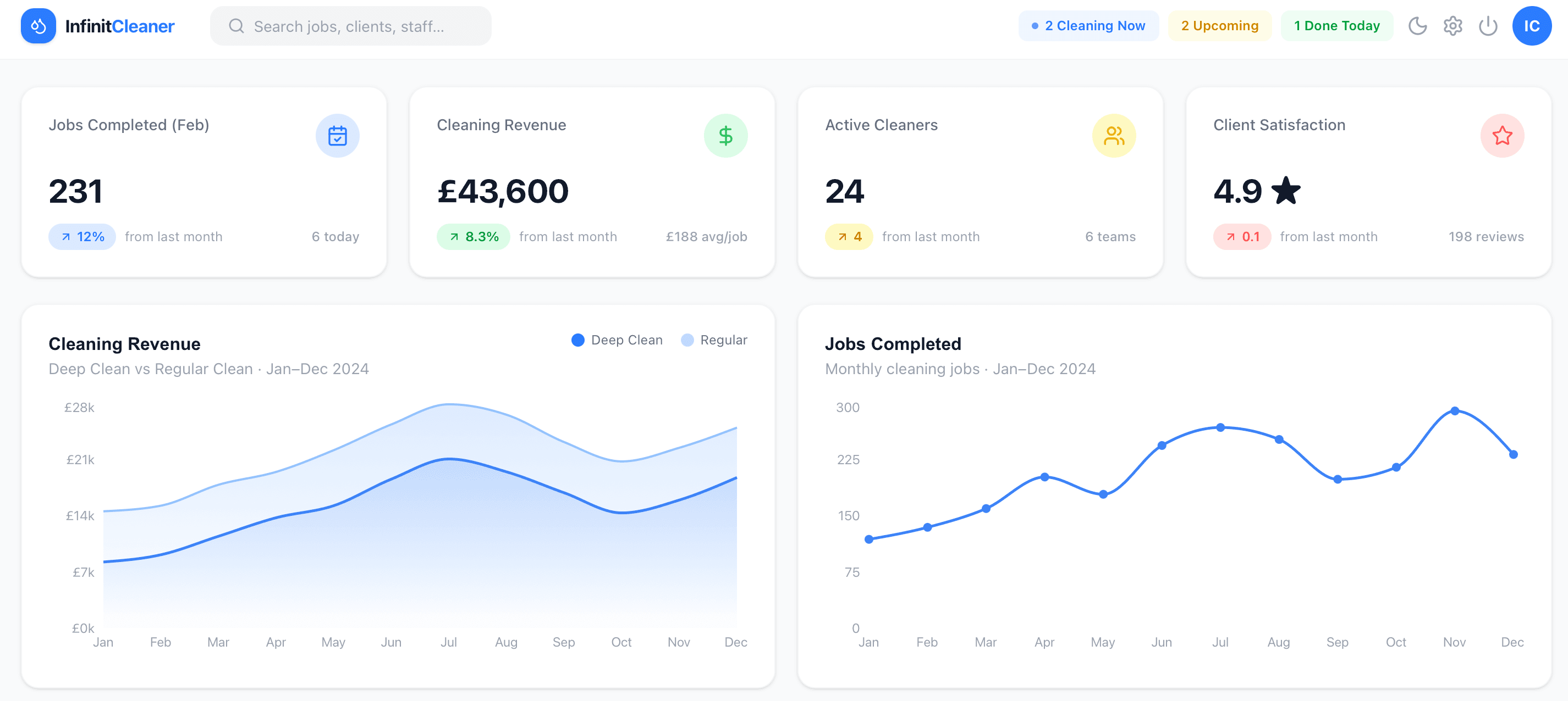 Screenshot of Infinit Cleaner