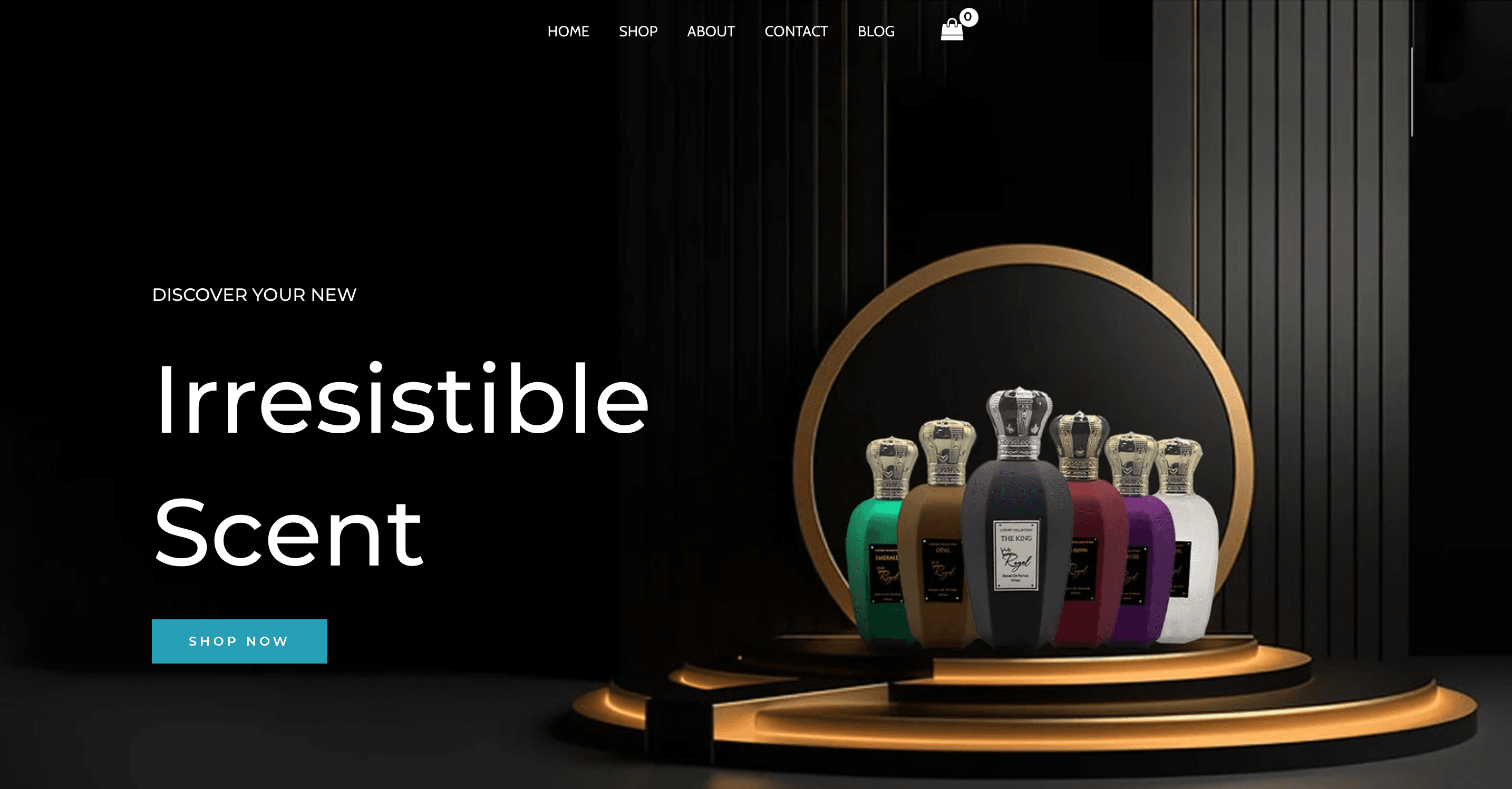 Screenshot of Regal Parfumes